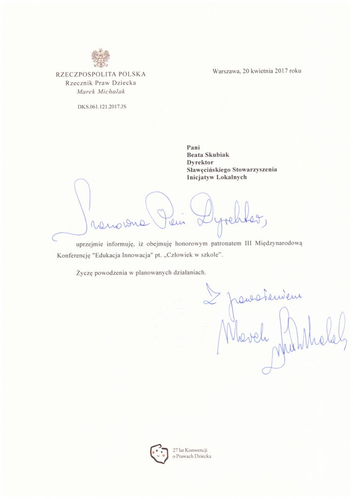 pismo rzecznik